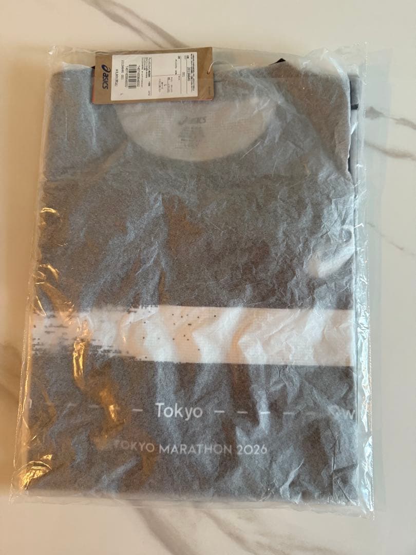 東京マラソン2026シグネチャーショートスリーブシャツ 　 L【会員限定販売品】