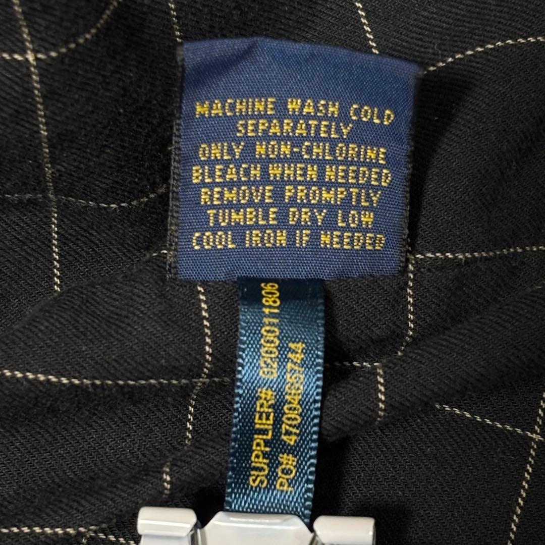 あおちゃん！ポロラルフローレン スイングトップ 黒 XL相当 裏チェック