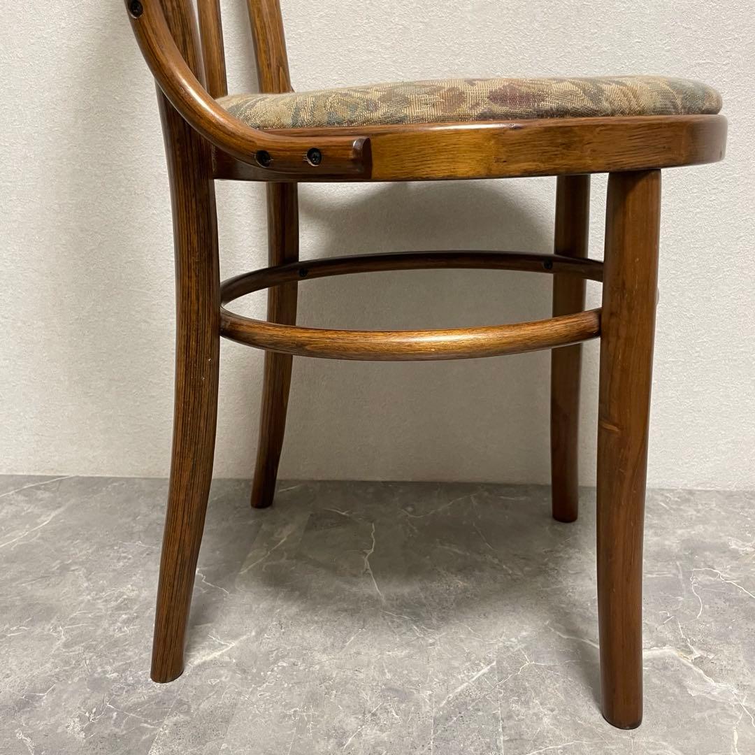 英国アンティーク調　② 無垢ベントウッドチェア 曲木　椅子　リビングチェア