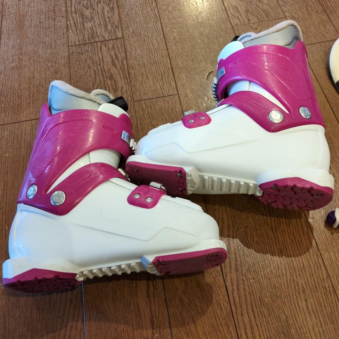 送料無料 K2 112cm ガールズ用スキーセット。ノルディカ20cmブーツ