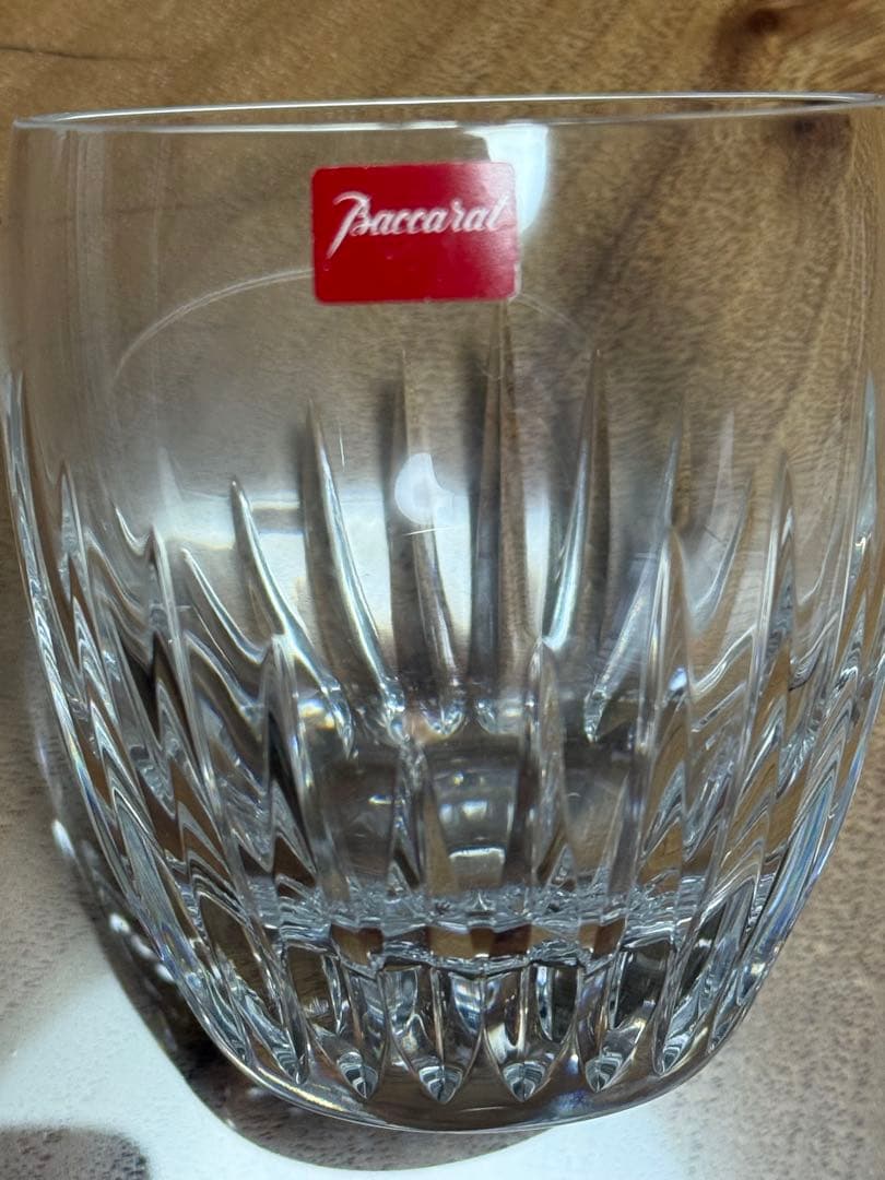 新品未使用箱無し　Baccarat マッセナロックグラス