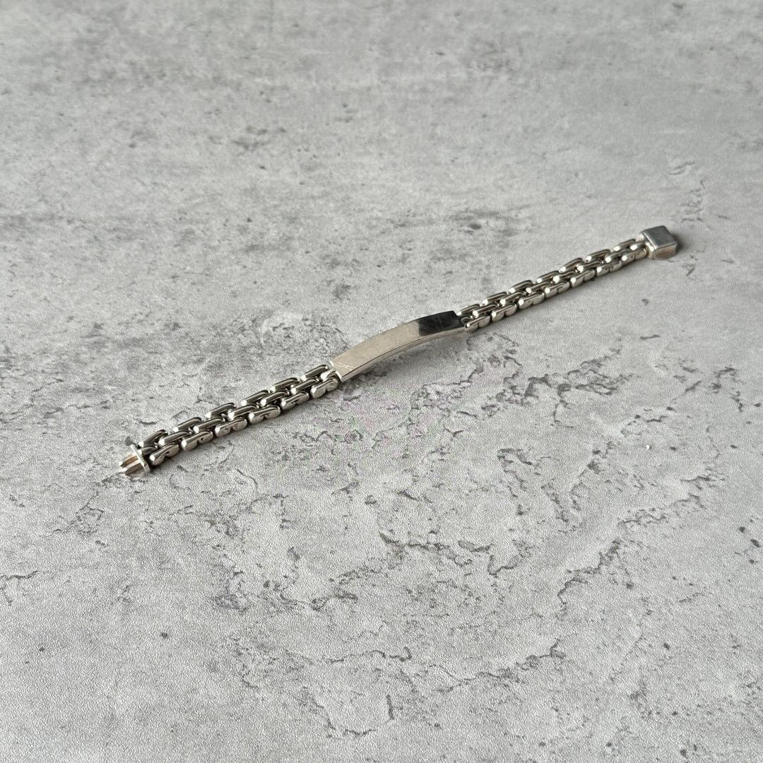 メキシコ製 ヴィンテージ TAXCO プレート ブレスレット シルバー925