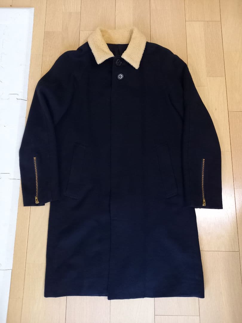 アンダーカバーイズム　ボア袖ZIPコート