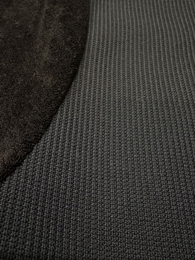 1piuluguale3 ベロア上下セットアップ V ブラック 黒 値下げ