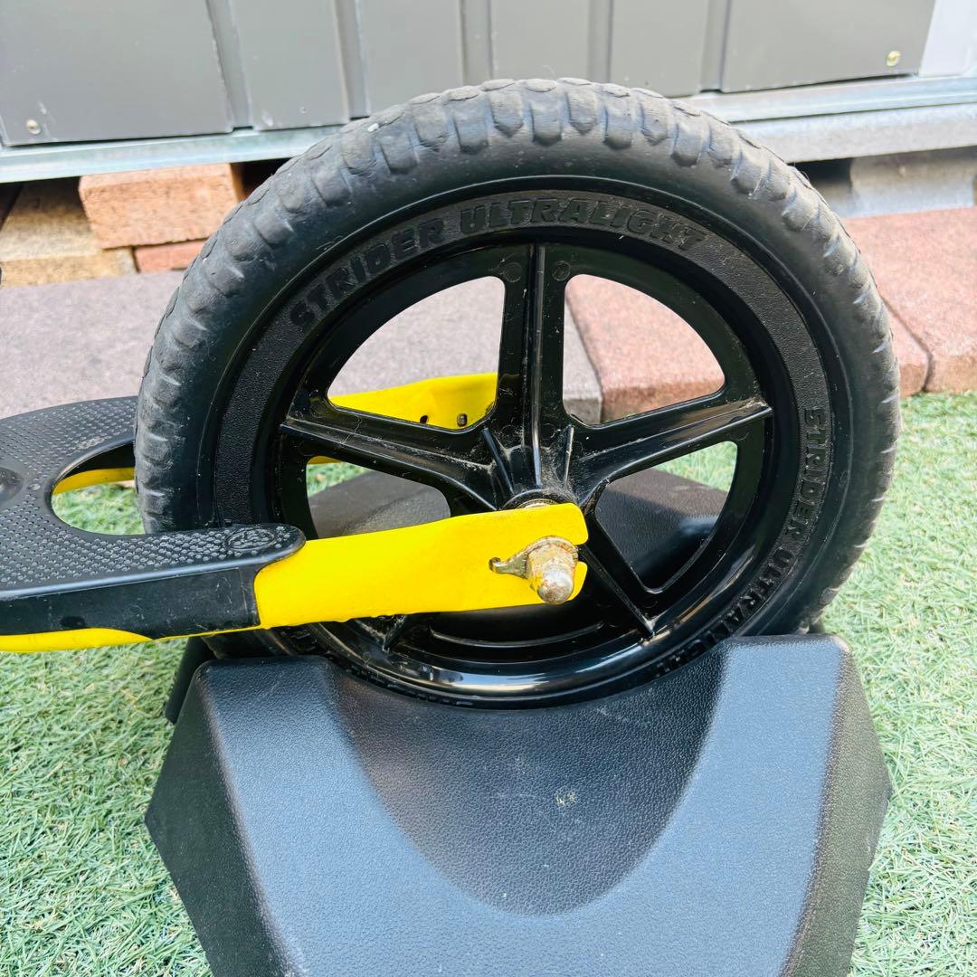 【スタンド付き】STRIDER 12インチ SPORT バランスバイク イエロー