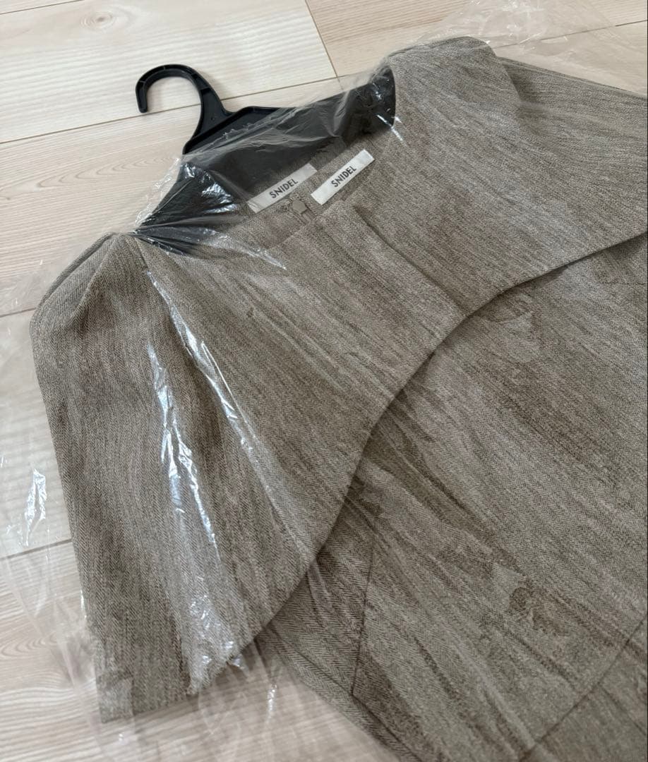 【新品未使用】snidel ケープセットタイトドレス 0サイズ