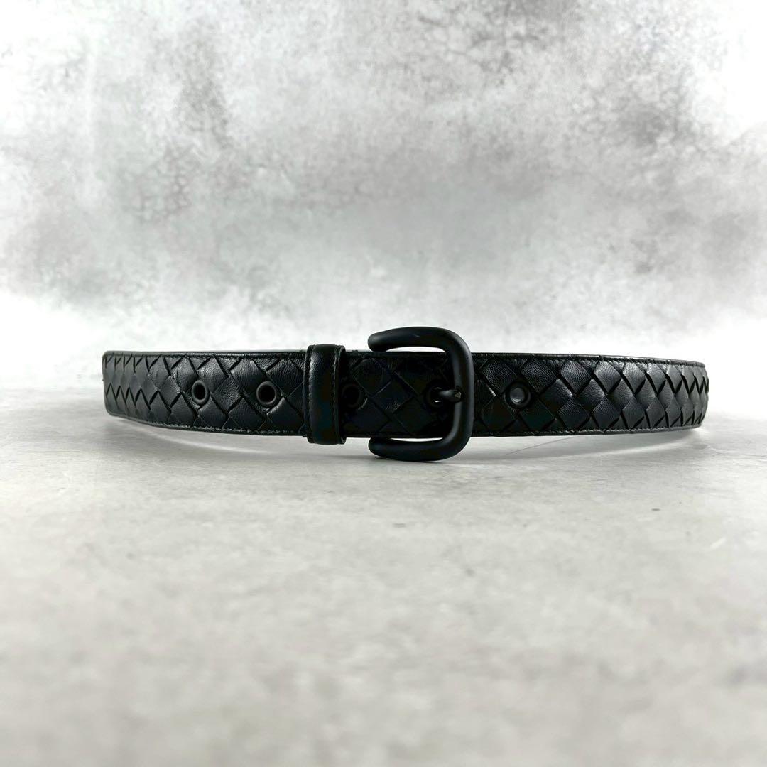 【新品未使用】ボッテガヴェネタ ベルト イントレチャート ブラック