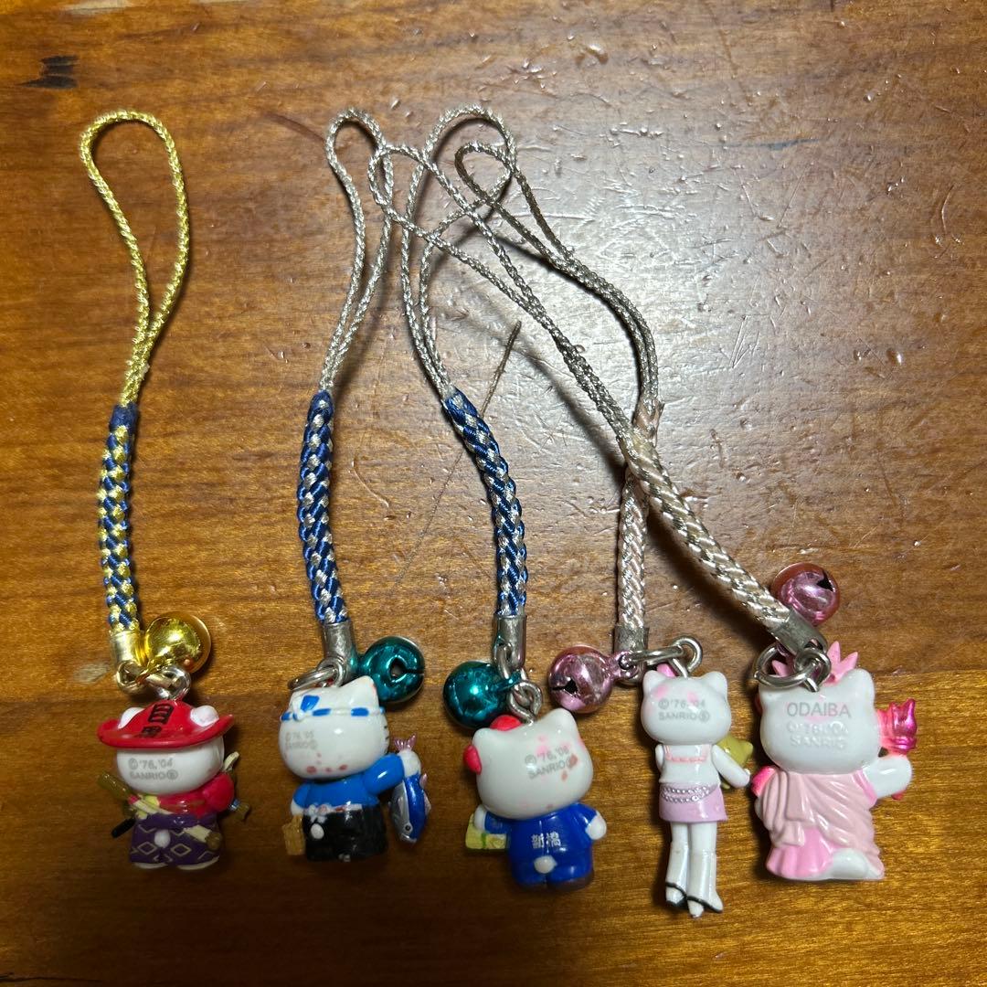 【未使用】まとめ売り ご当地キティ30個　根付　レア　平成レトロ 限定