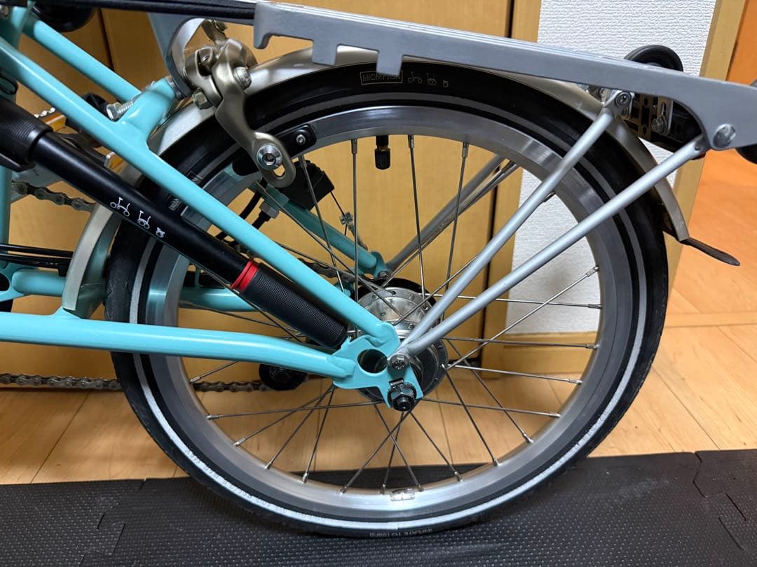 【極美品】ブロンプトン M6R 人気色ターキッシュグリーン キャリア付