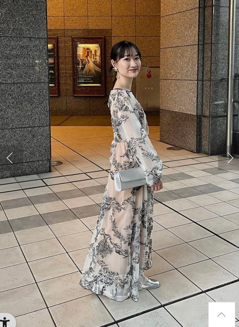 新品未使用　今季オケージョンドレス/結婚式embroidery organdy