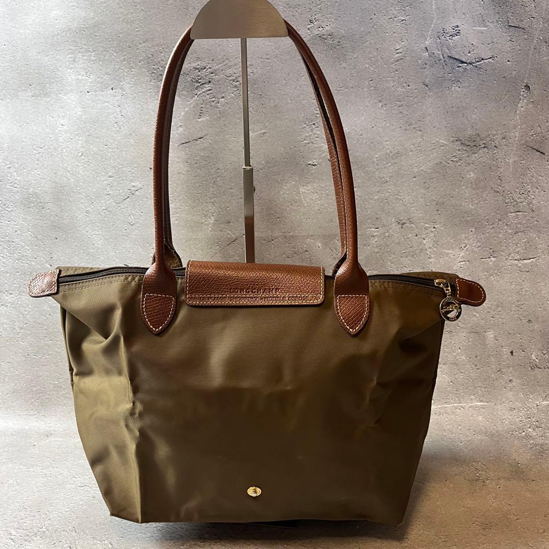 Longchamp ロンシャン プリアージュ トートバッグ ナイロン オリーブM