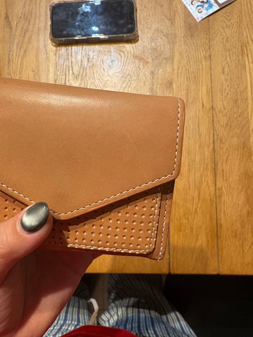 Neue 三つ折り財布　ミニ財布　財布　本革財布