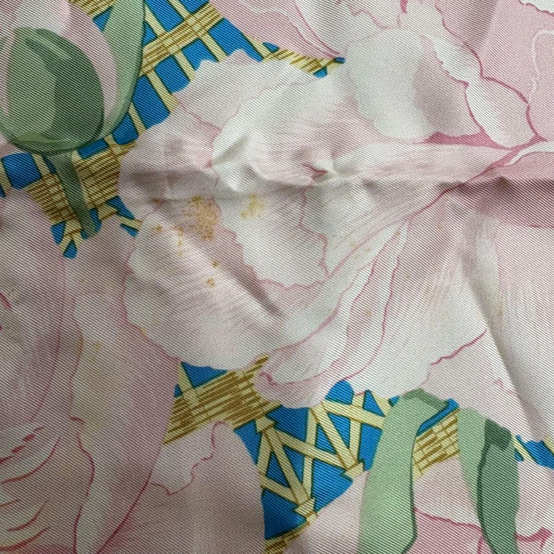 HERMES エルメス カレ90 Les Pivoines 芍薬 スカーフ