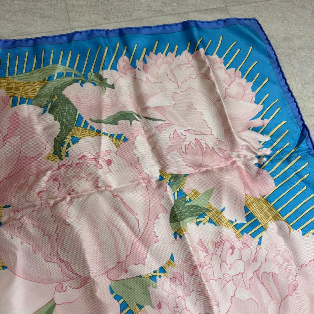 HERMES エルメス カレ90 Les Pivoines 芍薬 スカーフ