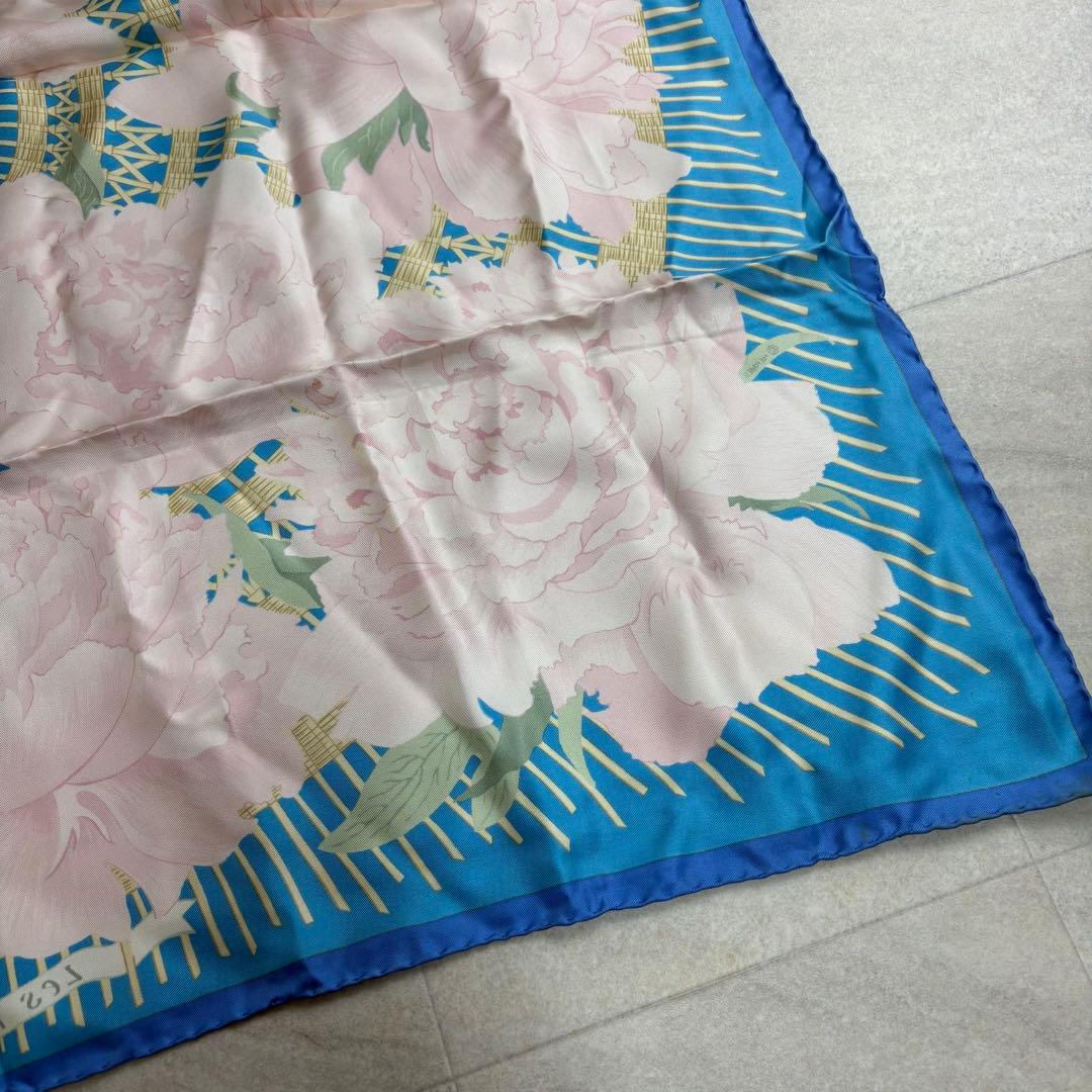 HERMES エルメス カレ90 Les Pivoines 芍薬 スカーフ