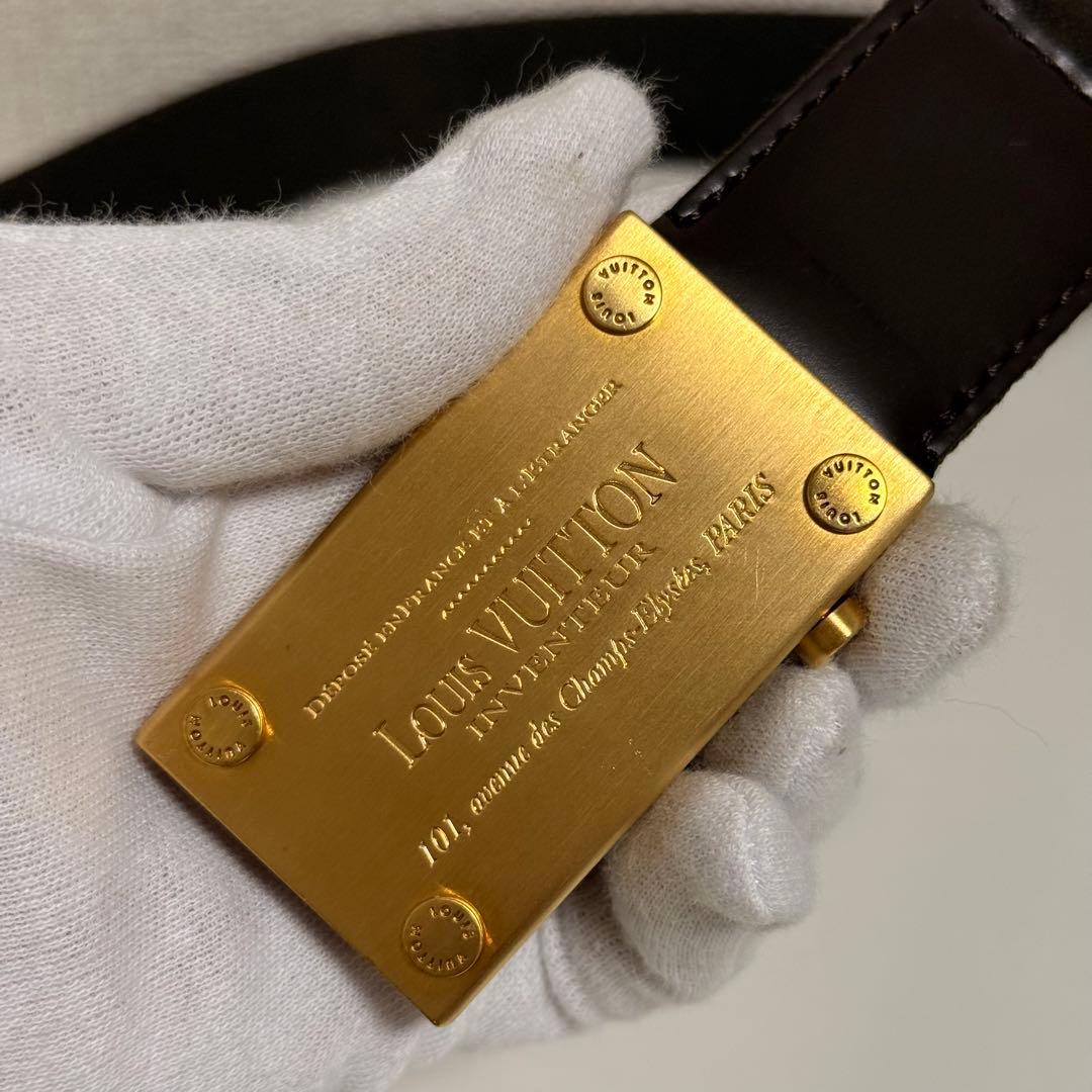 LOUIS VUITTON サンチュール　ベンガル　ベルト　キャンバス