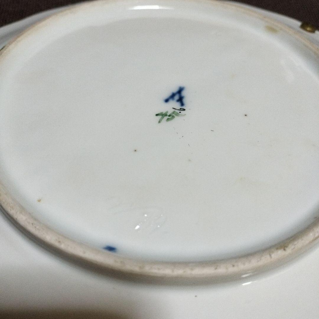 マイセン　ハンドル付プレート　アンティーク　アフタヌーンティー