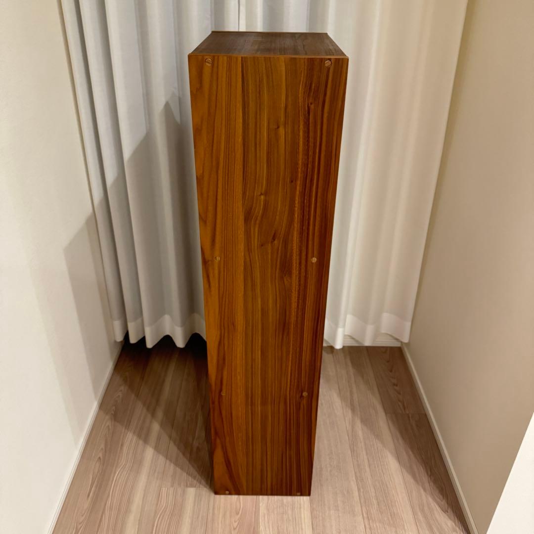 無印良品 スタッキングシェルフ・3段・ウォールナット材