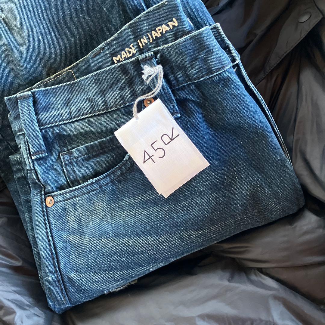 45R おこめデニムの納戸納戸クロスビー5（清）32