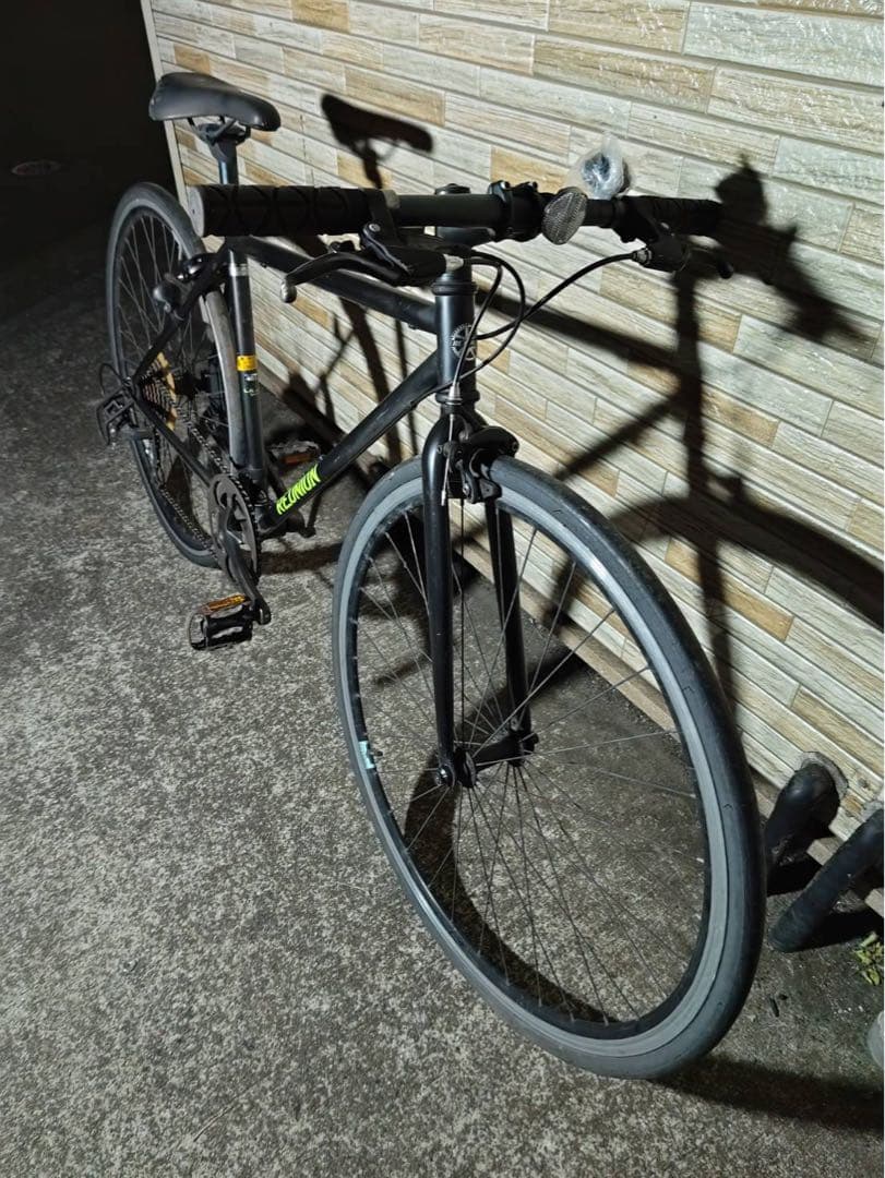 onakasuita 引取限定 中古REUNION クロスバイク 防犯登録