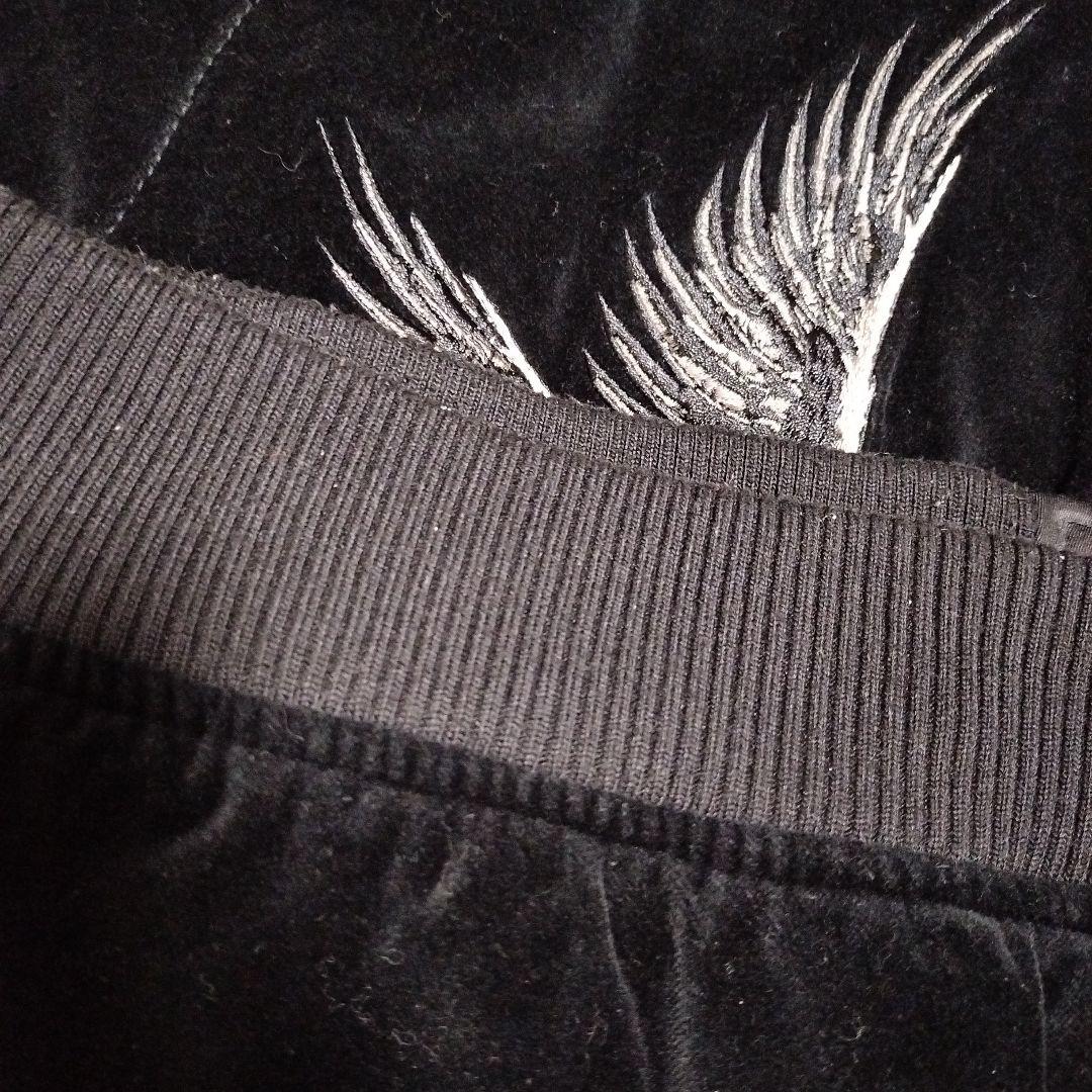 JACK ROSE ジャックローズ スカジャン リバーシブル 刺繍 別珍 黒