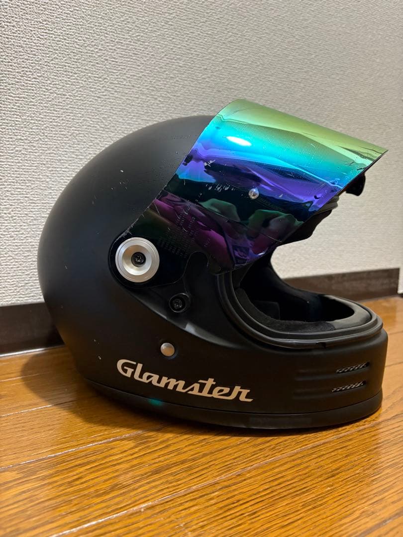 Glamster フルフェイスヘルメットXLマットブラック