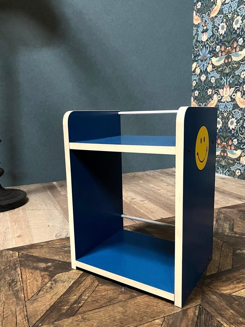 レトロポップ 棚 昭和レトロ 当時物 インテリア 青 ブルー