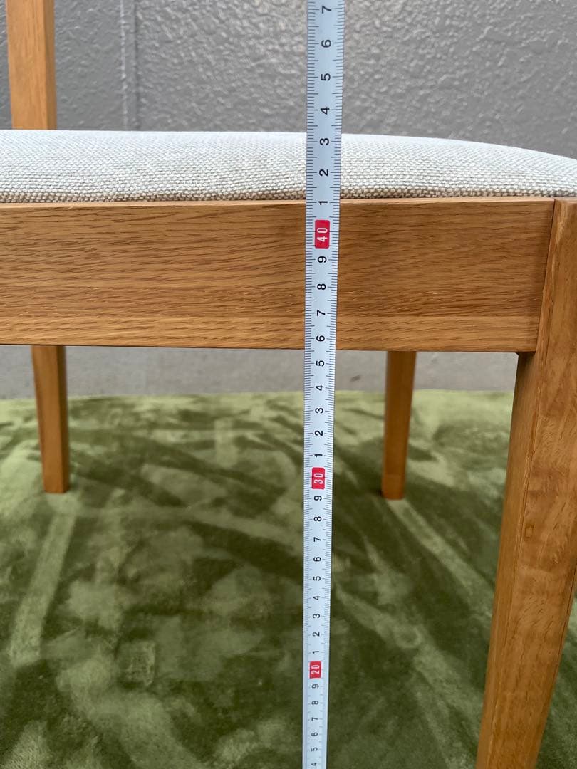 いまだ◆ウォールナット✕ファブリック アームチェア ダイニングチェア