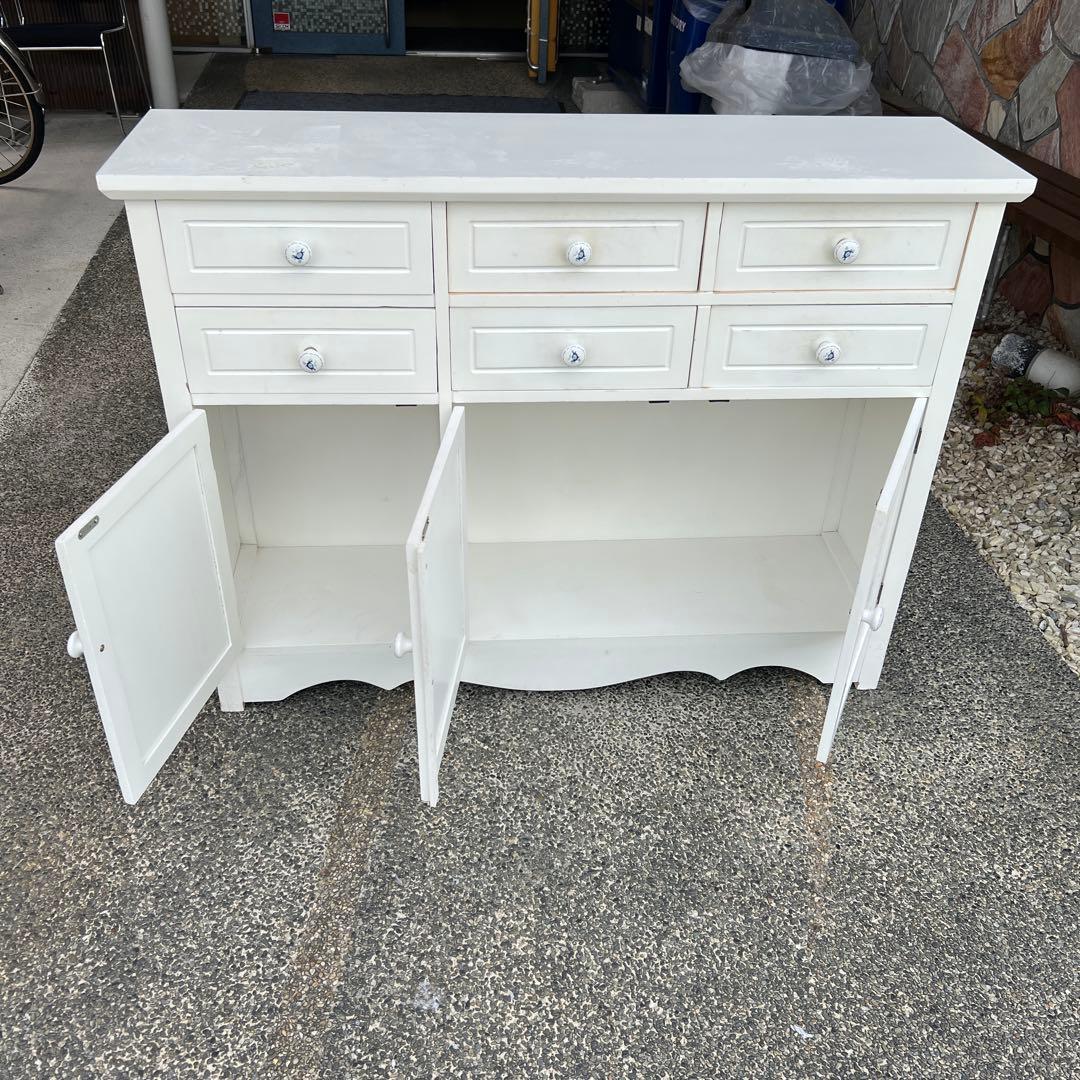m*i様 キッチンカウンター　サイドボード　キャビネット　ホワイト