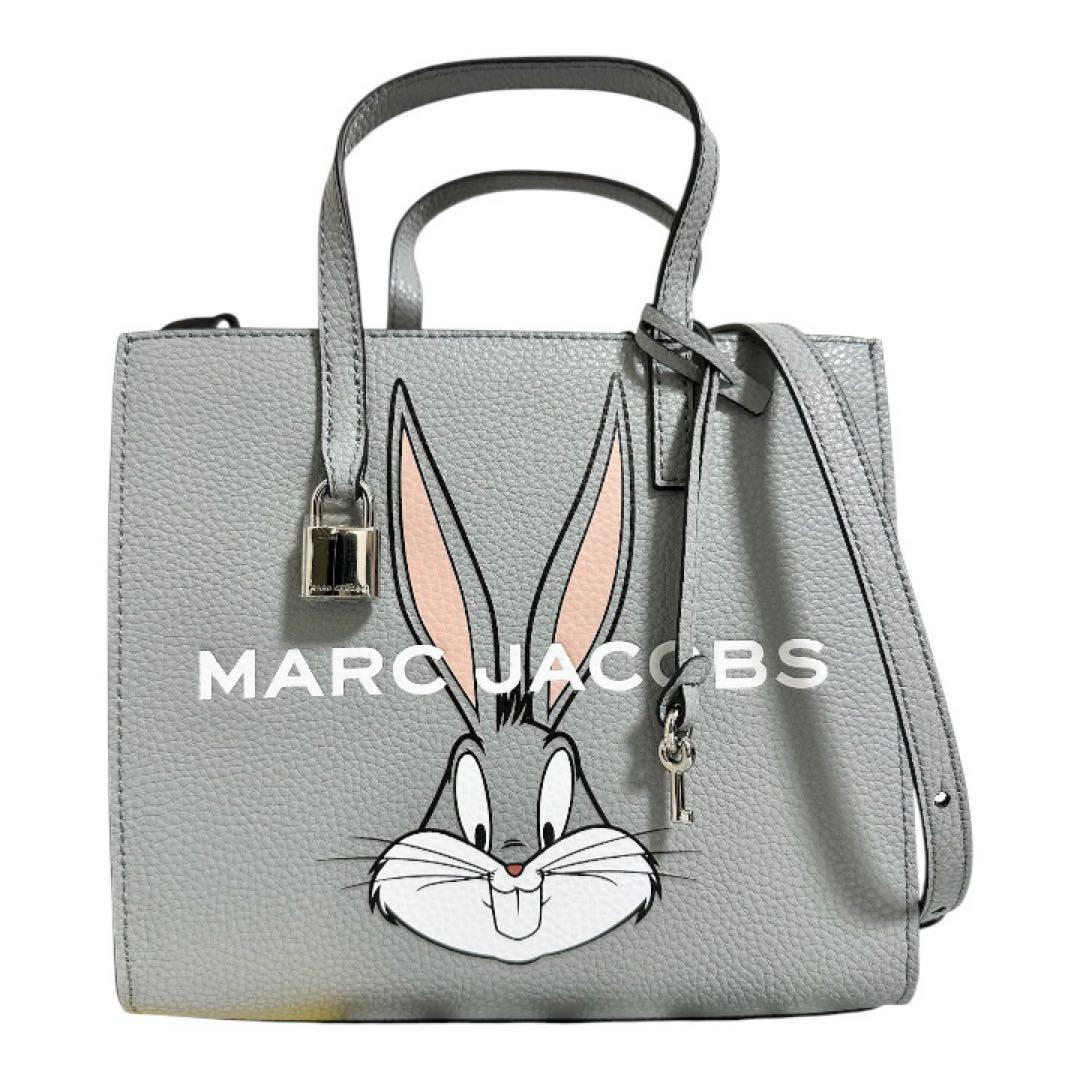 新品★マークジェイコブス X バッグスバニー 2wayスモールトート グレー
