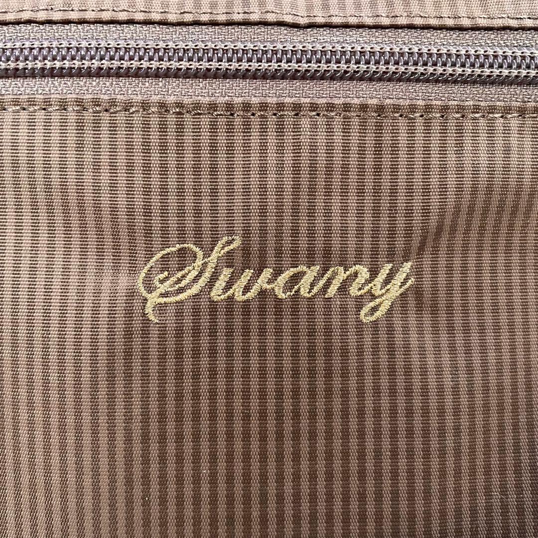 《超美品》スワニー ルバンドトート キャリーバッグ リボン ４輪ストッパー付き