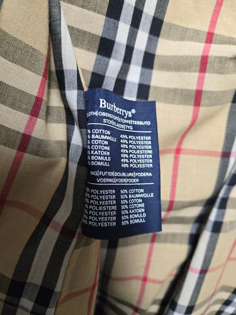 【Burberrys】美品80s~英国製トレンチコート　ベージュ　バーバリー