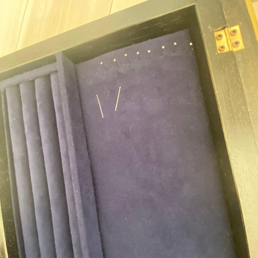 quarant'otto黒金色ベルベット仕上げクゥアラントットジュエリーボックス