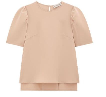 新品タグ付き Aveniretoile ダブルクロスタックスリーブブラウス　34