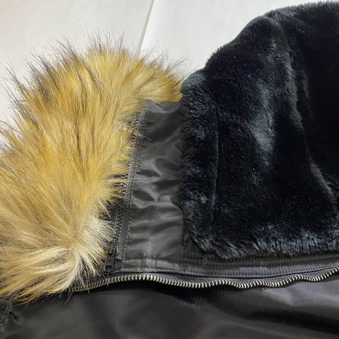 AVIREX アヴィレックス N2B N-2B フライトジャケット 黒 L 短丈