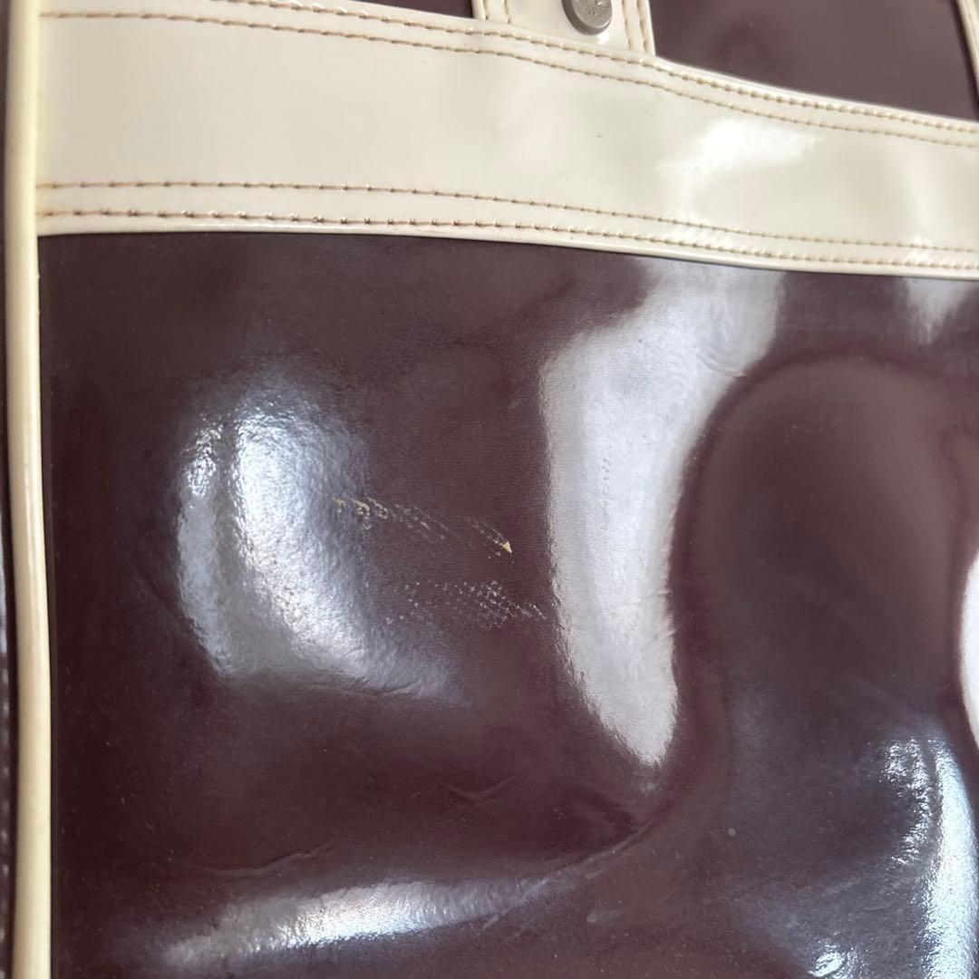 ヴィンテージ　90s adidas エナメル　ボストンバッグ