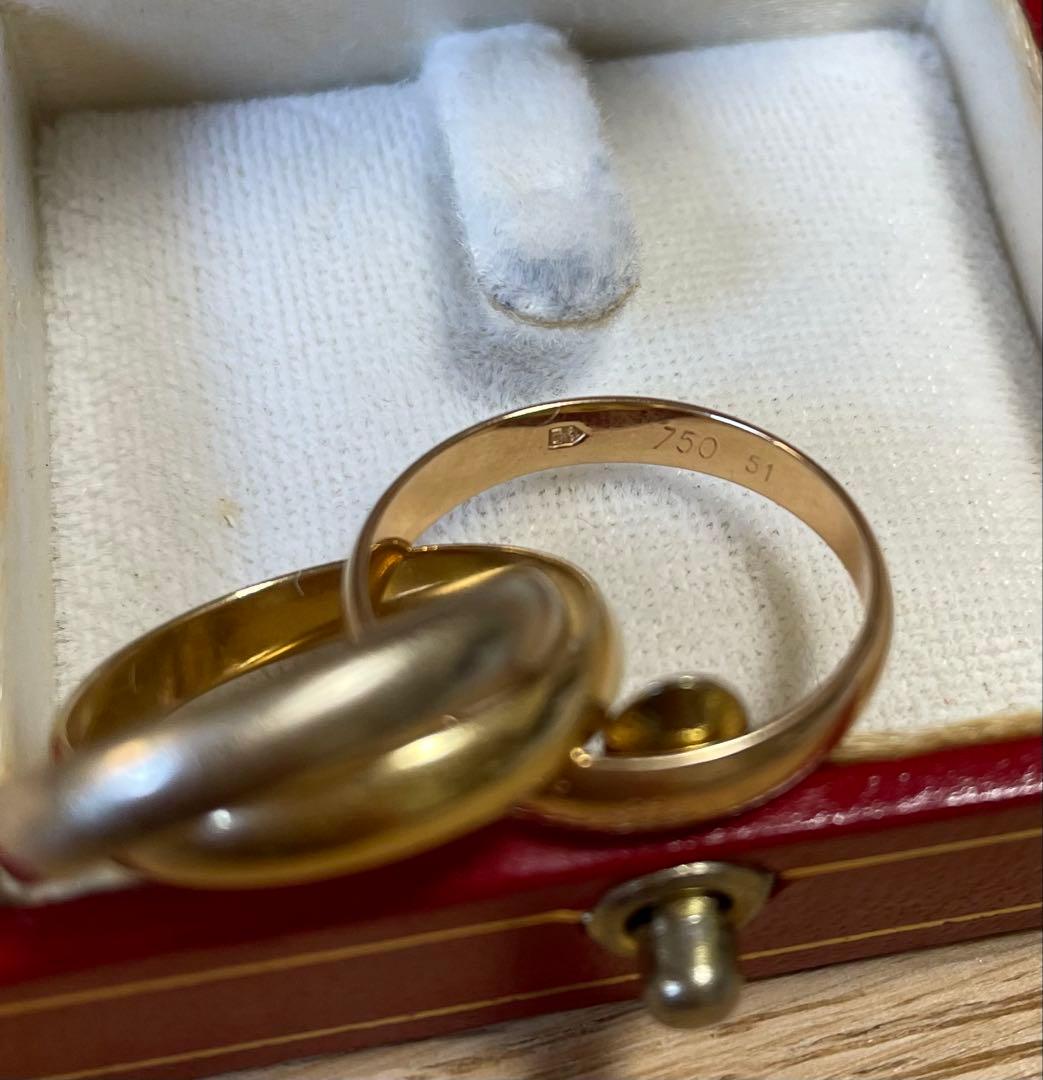 Cartier トリニティリング ゴールド　サイズ51