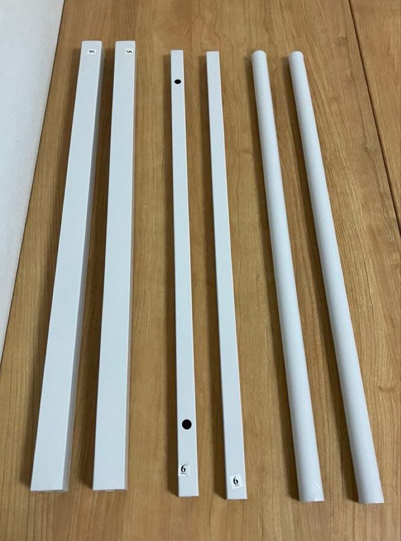 サンワダイレクト デスクサイド　ラック 上下分割　収納　シェルフ ホワイト