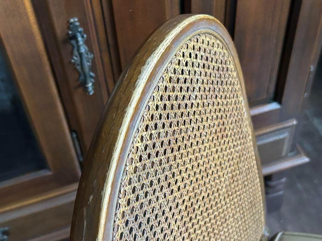 飛騨産業　マルニ木工　ヴィンテージチェア　ラタンバックチェア　2脚セット　H