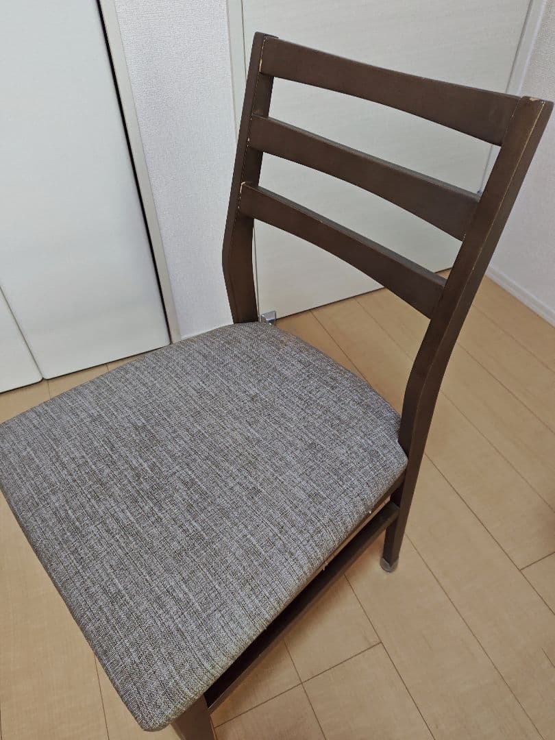 一枚板風 ダイニングテーブルと椅子セット