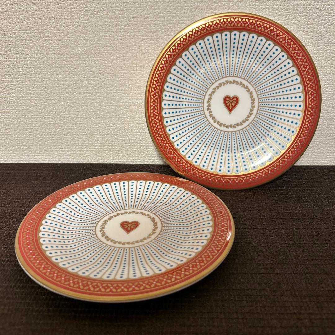 ウェッジウッド　ハーレクイン　クイーンオブハート　デザートプレート　18.5cm