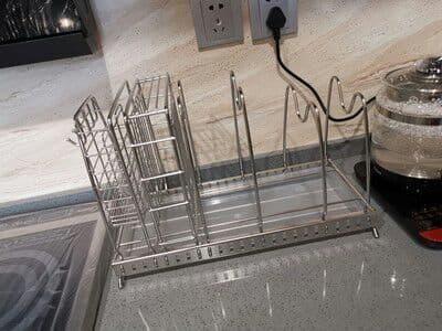 304ステンレス鍋蓋台坐式台面着地厨房物置台