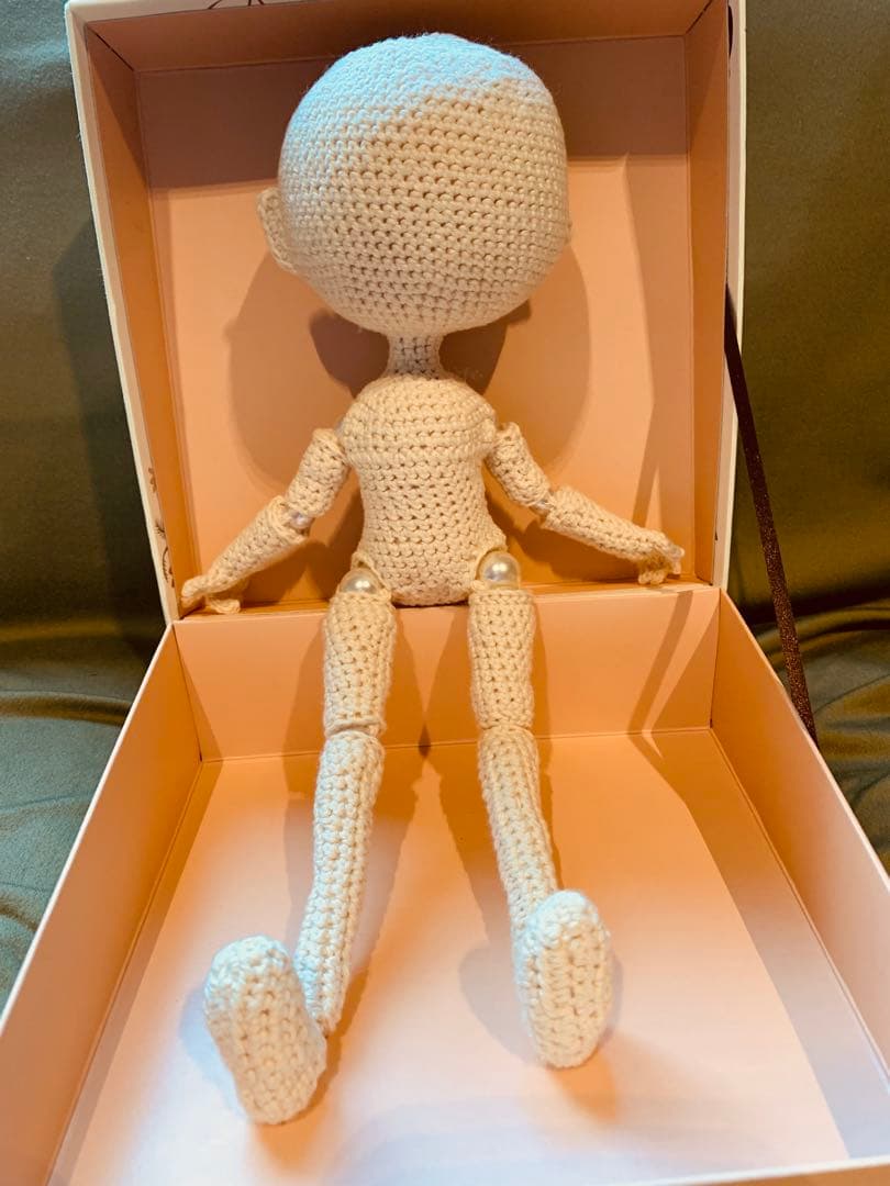 ひよりページ　セミオーダー　関節可動式　あみぐるみドール　2体