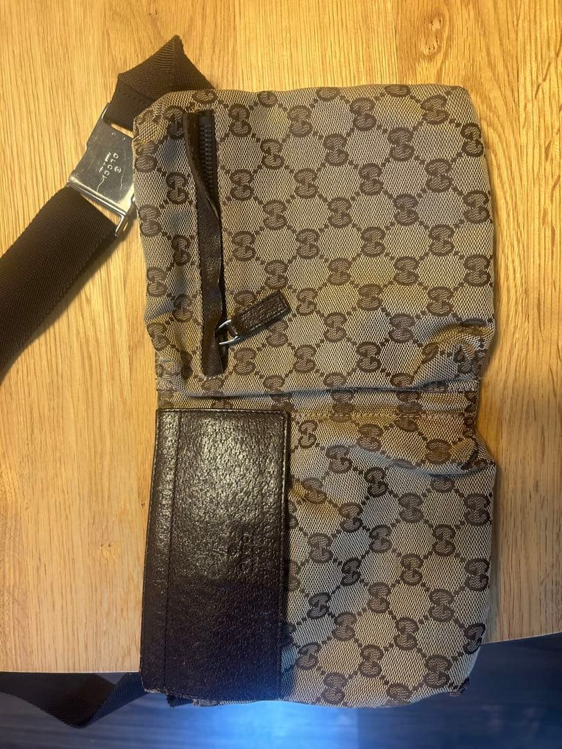 フ*)様 GUCCI GGパターン ボディバッグ