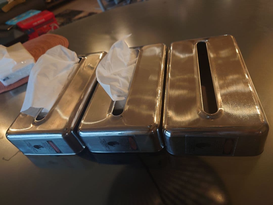 DULTON ステンレス ティッシュボックス 3個セット