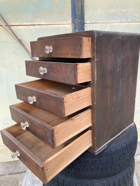 アンティーク 5段引き出し