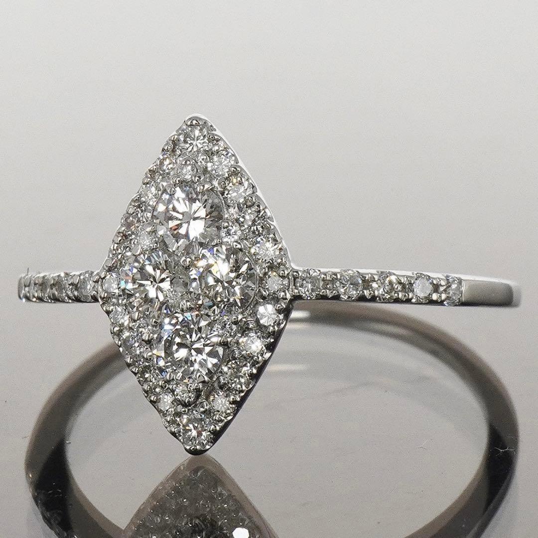 ダイヤモンド リング ダイヤ0.5ct Pt900 プラチナ 指輪 14号