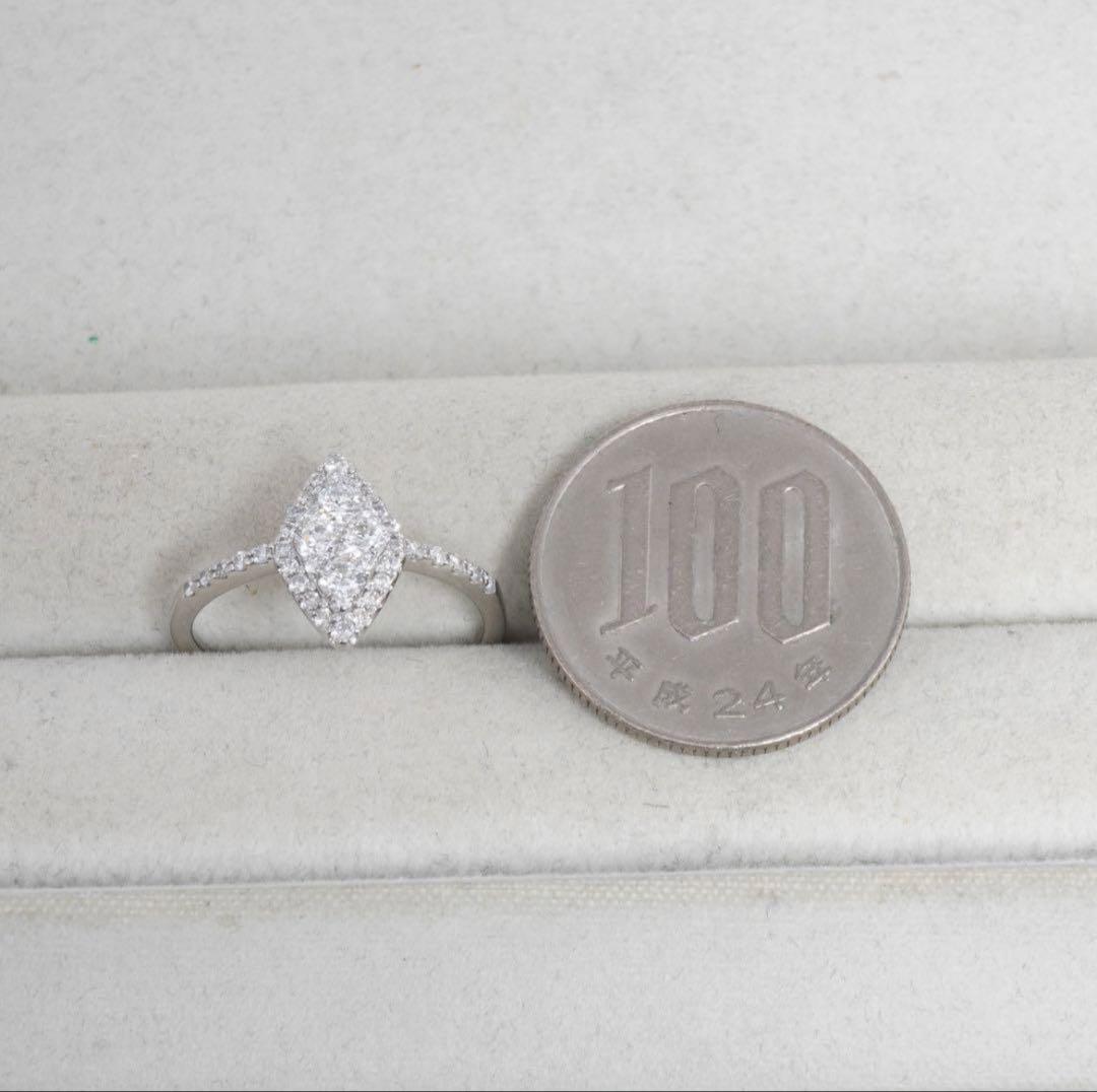 ダイヤモンド リング ダイヤ0.5ct Pt900 プラチナ 指輪 14号