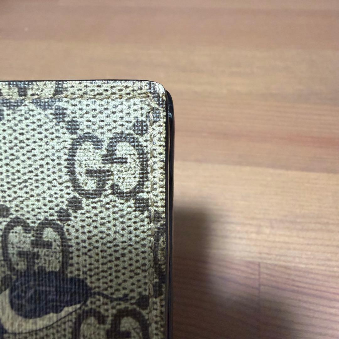 GUCCI スネーク GGスプリーム 二つ折り財布