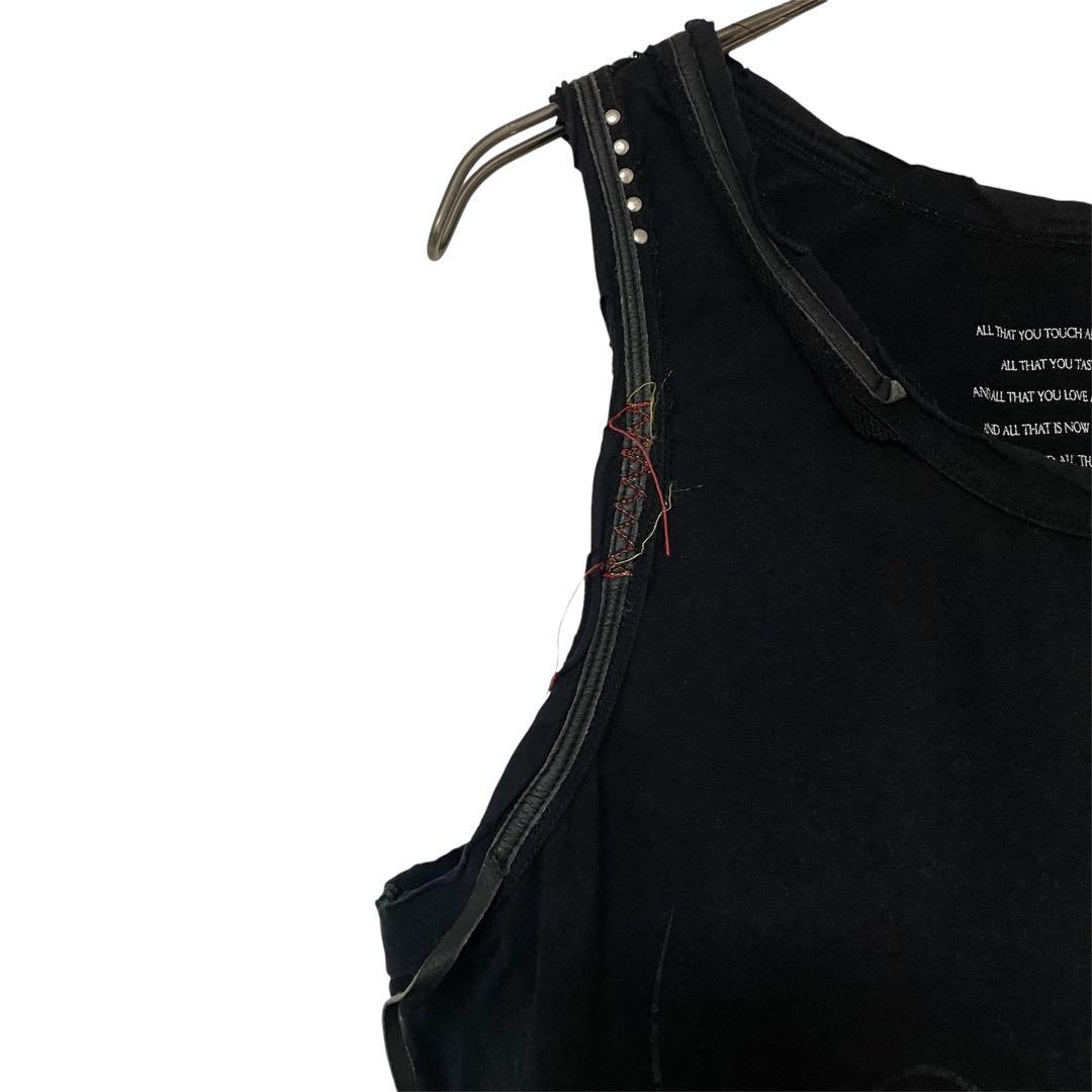 CRUSH Mickey TANKTOP ダメージ加工ミッキータンクトップ.